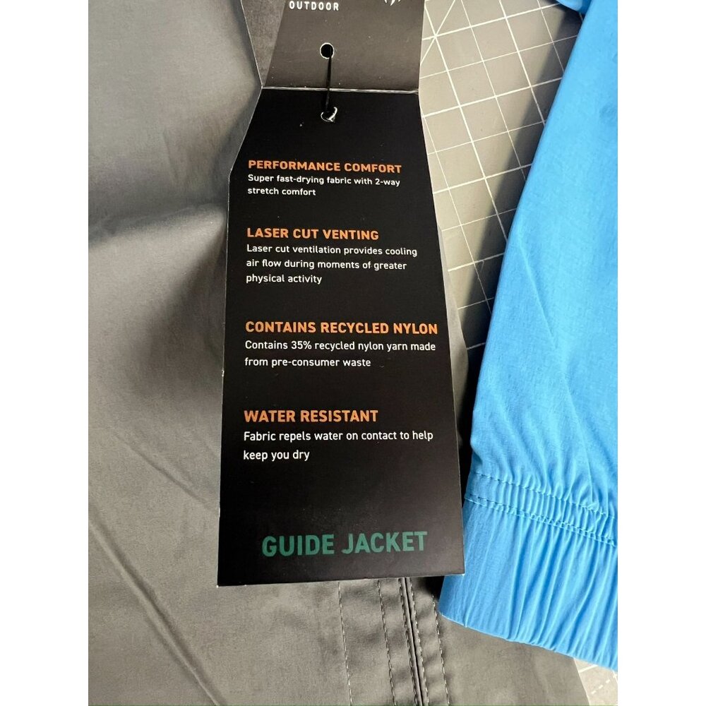 Wolverine Guide Eco Shell Blue Sky Size Large New - Picture 7 of 11